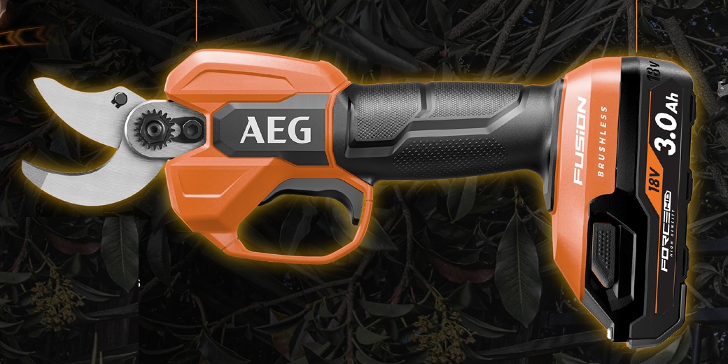 AEG 18v FUSION Secateurs - Good Design