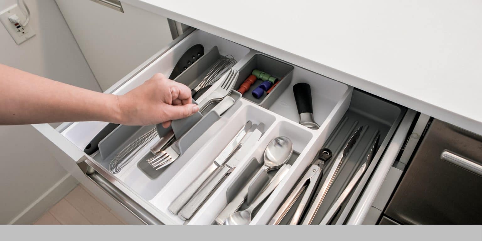 OXO's New Drawer Organizer Collection Is Perfect for Small Spaces